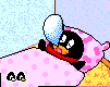 Penguin is sleeping